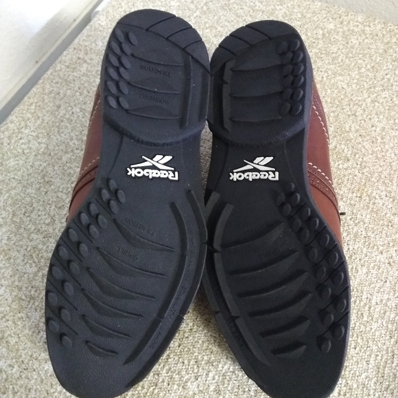 Reebok Shoes Reebok Brown Leather Golf Shoes Poshmark